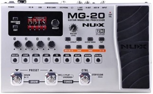 Nux MG-20 Electric Modeling Guitar, E-Comm Return