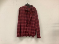 Under Armour Mens Plaid Button Down, XXL, Appears New