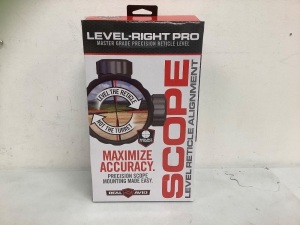 Level-Right Pro Scope Reticle Alignment, E-Commerce Return, Sold as is