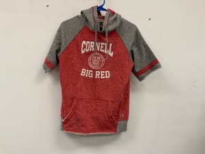 Cornell University Hooded Tee, Medium, E-Comm Return