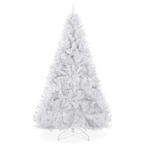 6' Premium Artificial Pine Christmas Tree w/ 1,000 Tips, Foldable Metal Base 