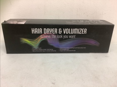 Hair Dyer & Volumizer, Powers Up, E-Commerce Return, Sold as is