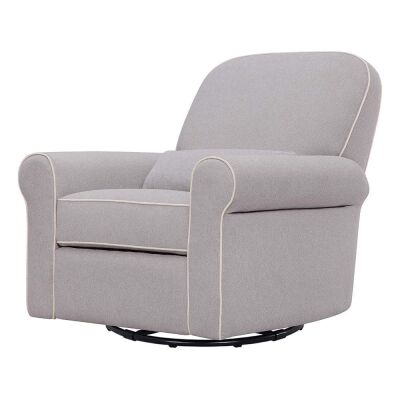 DaVinci Ruby Recliner and Swivel Glider in Gray and Cream