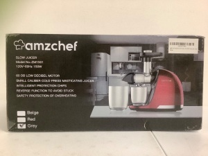 Amzchef Slow Juicer, Powers Up, E-Commerce Return, Sold as is