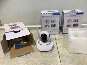 Lot of (3) Wi-Fi Home Security Camera with Smartphone Alerts