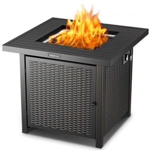 TACKLIFE Propane Fire Pit Table, 28in 50,000 BTU