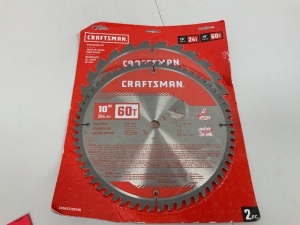 Craftsman 10" Saw Blade Set, E-Comm Return