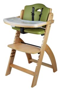 Abiie Beyond Wooden High Chair with Tray