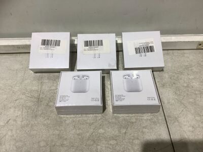 Lot of (5) Wireless Earbuds with Charging Case