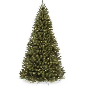 6' Pre-Lit Artificial Spruce Christmas Tree w/ Incandescent Lights