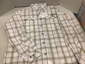 Pelican Plaid Men's Shirt, Large