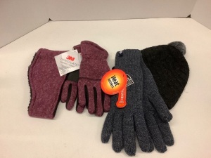 Lot of (2) Glove and Hat Set