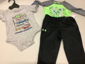 Under Armor Kids Clothes, Onsie 3-6 Months, Outfit 6-9 Months