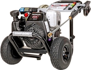 SIMPSON Cleaning MSH3125 3100 PSI at 2.5 GPM gas pressure washer powered by HONDA GC190