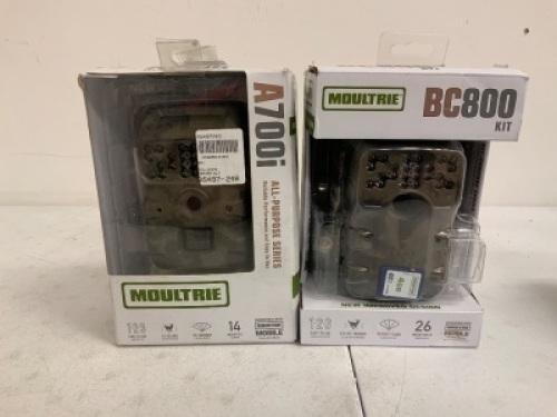 Lot of (2) Assorted Trail Cams, E-Comm Return