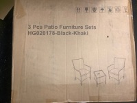 Patio Furniture Set, Appears New, Sold as is