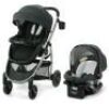 Graco Modes Pramette 3-in-1 Travel System with SnugRide Infant Car Seat, Britton
