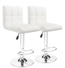 Set of (2) Retro Padded Bar Stools, Style May Vary From Stock Photo, New, Sold as is