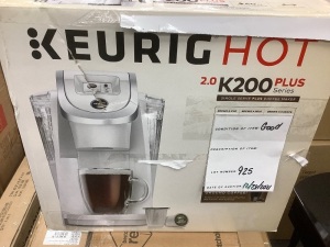 Keurig K200 Plus Series 2.0 Single Serve Plus Coffee Maker Brewer