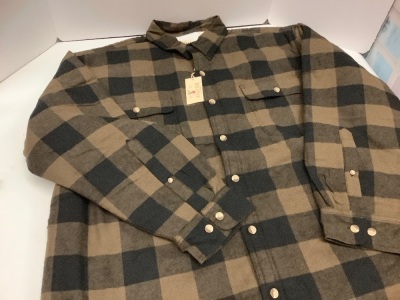 Red Head Lined Flannel, Size 2XL