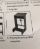 Praying Kneeling Table, Appears New, Sold as is