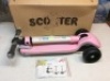 Kick Scooter For Kids With 3 Wheels. Pink. Appears New