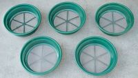 SE 5-Piece Set of Patented Stackable 13-&frac14;&rdquo; Sifting Pans