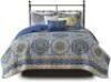 Madison Park Quilt Classic Damask Medallion Design Lightweight Coverlet&nbsp;Set, King/Cal King