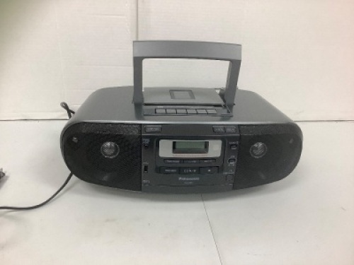 Panasonic CD Player/Radio, Powers Up, E-Commerce Return, Sold as is