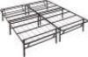 Amazon Basics Foldable 14" Black Metal Platform Bed Frame with Tool-Free Assembly,&nbsp;Full