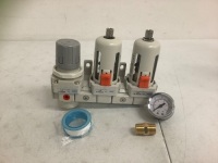 NANPU Compressed Air Filter Regulator/Lubricator, Appears New, Sold as is