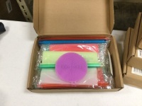 Lot of (5) New Reusable Silicone Food Saver Sets