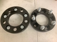 Forged 6061 T6 Aircraft Aluminum Wheel Spacers/Adapters, Appears New