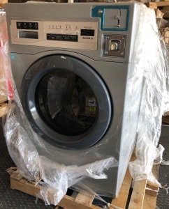 Salvage Coin Operated Washing Machine, Parts may be Broken or Missing, SOLD AS IS