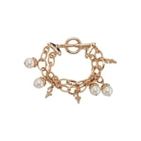 Case of (168) Avon Double Chain Pave Charm Bracelet - Candy Cane