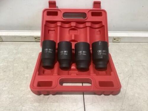 4 Piece 1/2" Deep Impact Socket Set&nbsp;