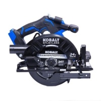 Kobalt&nbsp;XTR 24-Volt Max 7-1/4-in Brushless Cordless Circular Saw with Brake and Metal Shoe - TOOL ONLY. Appears New