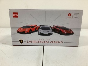 1/24 Kids RC Lamborghini Veneno Racing Car Toy w/ Lights, Shock Suspension