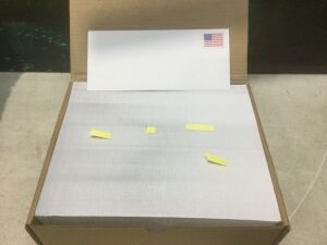 Forever U.S. Flag #10 Self Sealing Envelopes, 500 Ct 