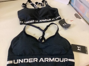 Lot of (2) Under Armor Bra, XL, L, Appears New