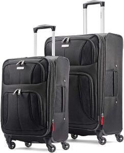 Samsonite Aspire Xlite Softside Expandable Luggage with Spinner Wheels, 2-Piece Set 25" & 20"