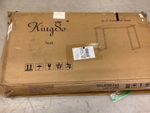 King So 47.2" Computer Desk, Missing Hardware, Ecommerce Return