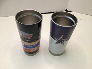 Lot of (2) Insulated Cups, No Lids, Ecommerce Return