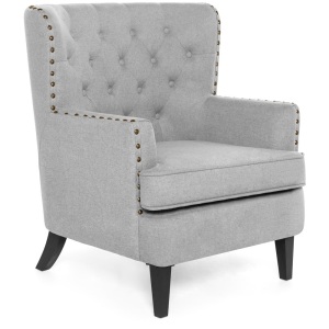 Modern Tufted Wingback Accent Chair