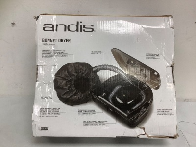 Andis Bonnet Dryer, E-Comm Return