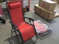 Set of 2 Zero Gravity Recliner Patio Chairs&nbsp;