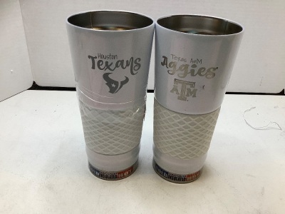 Lot of (2) Insulated Cups, Missing Lids, Ecommerce Return