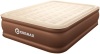 CREMAX Air Mattress with Built-in Pump, Luxury Microfiber, Queen 