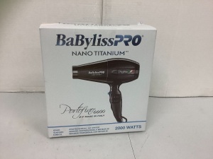 Babyliss Pro Hair Dryer, Missing a nozzle, Powers Up, E-Commerce Return, 