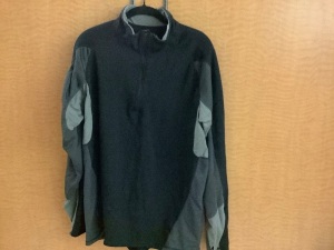 Men's Zone Weight Pull Over Sweatshirt, Size L, Sleeve has small blemish, Ecommerce Return